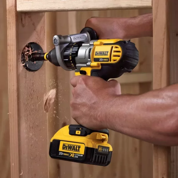 DEWALT 20-Volt MAX Cordless Premium 3-Speed 1/2 in. Drill/Driver with (2) 20-Volt 4.0Ah Batteries, Charger & Case