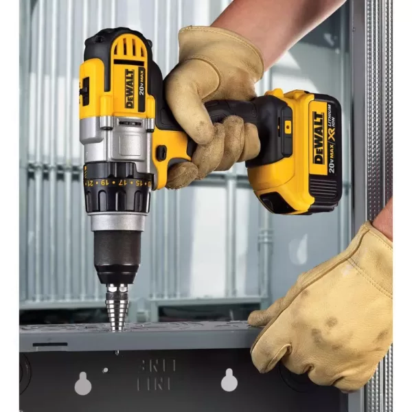 DEWALT 20-Volt MAX Cordless Premium 3-Speed 1/2 in. Drill/Driver with (2) 20-Volt 4.0Ah Batteries, Charger & Case