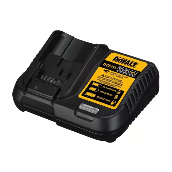 DEWALT 20-Volt MAX Compact Lithium-Ion 4.0Ah Battery Pack with 12-Volt to 20-Volt MAX Charger