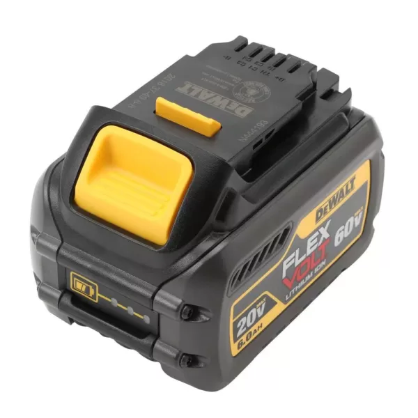 DEWALT FLEXVOLT 20-Volt/60-Volt MAX Lithium-Ion 6.0 Ah Battery Pack (2-Pack)