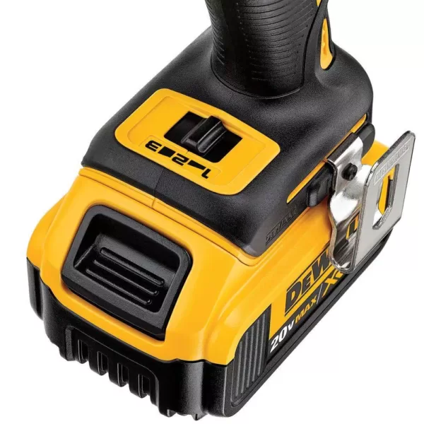 DEWALT 20-Volt MAX Cordless Brushless Combo Kit (2-Tool) with (1) FLEXVOLT 6.0Ah Battery, (1) 20-Volt 2.0 Battery & Charger