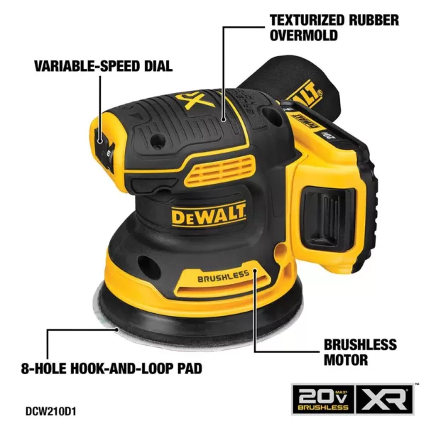 DEWALT 20-Volt MAX Cordless Combo Kit (8-Tool) with (2) 20-Volt 2.0Ah Batteries & 3/8 in. Impact Wrench