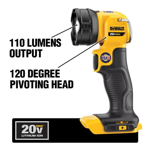 DEWALT 20-Volt MAX Cordless Combo Kit (7-Tool) with ToughSystem Case, (1) 4.0Ah Battery, (2) 2.0Ah Batteries & Speaker