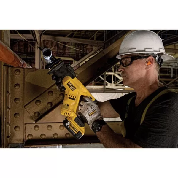 DEWALT 20-Volt MAX Cordless Compact Reciprocating Saw with (1) 20-Volt Battery 4.0Ah