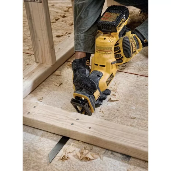 DEWALT 20-Volt MAX Cordless Compact Reciprocating Saw with (1) 20-Volt Battery 5.0Ah