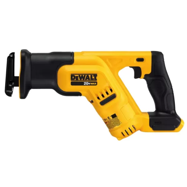 DEWALT 20-Volt MAX Cordless Compact Reciprocating Saw with (1) 20-Volt Battery 5.0Ah