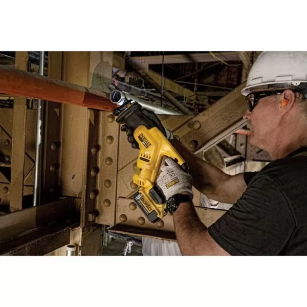 DEWALT 20-Volt MAX Cordless Compact Reciprocating Saw with (1) 20-Volt Battery 2.0Ah & Charger