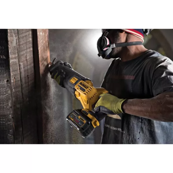 DEWALT FLEXVOLT 60-Volt MAX Cordless Brushless Reciprocating Saw with (1) FLEXVOLT 9.0Ah Battery & Charger