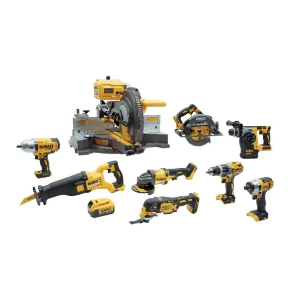 DEWALT FLEXVOLT 60-Volt MAX Cordless Brushless Reciprocating Saw with (1) FLEXVOLT 9.0Ah & (1) FLEXVOLT 6.0Ah Battery