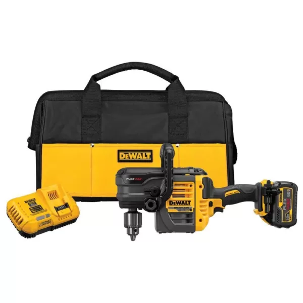 DEWALT FLEXVOLT 60-Volt MAX Cordless Brushless 1/2 in. Stud & Joist Drill with E-Clutch & (1) FLEXVOLT 6.0Ah Battery