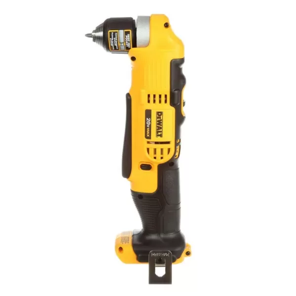 DEWALT 20-Volt MAX Cordless 3/8 in. Right Angle Drill/Driver (Tool-Only)