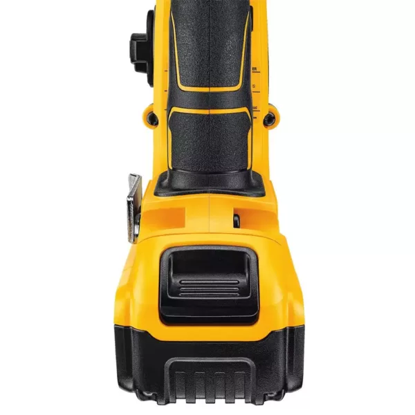 DEWALT 20-Volt MAX XR Cordless Brushless 1 in. SDS Plus L-Shape Rotary Hammer w/ Dust Extractor & (2) 20-Volt 5.0Ah Batteries