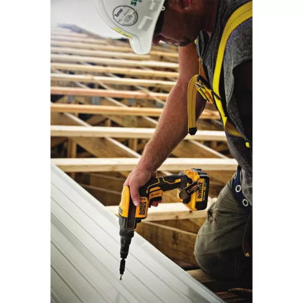 DEWALT 20-Volt MAX XR Cordless Brushless Drywall Screw Gun with Versa-Clutch Adjustable Torque with (2) 20-Volt 4.0Ah Batteries