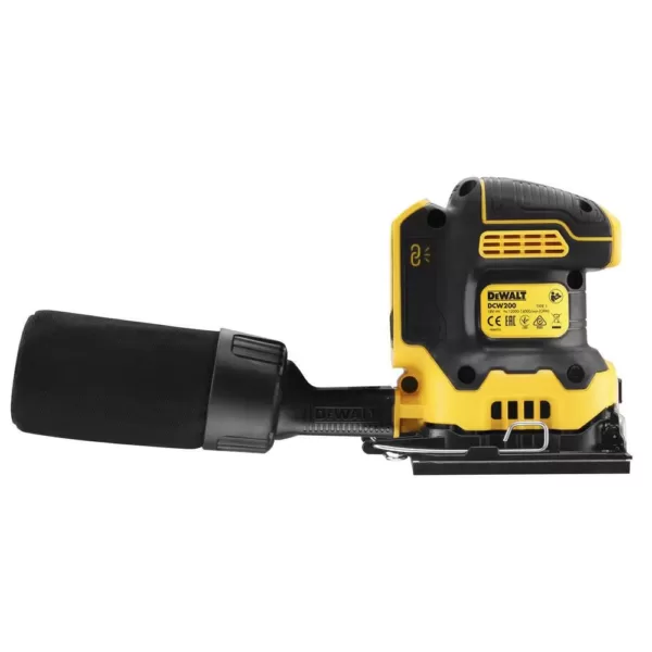 DEWALT 20-Volt MAX XR Cordless Brushless 1/4 Sheet Variable Speed Sander with (1) 20-Volt Battery 3.0Ah