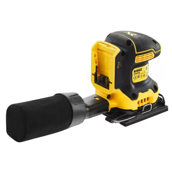 DEWALT 20-Volt MAX XR Cordless Brushless 1/4 Sheet Variable Speed Sander with (1) 20-Volt Battery 3.0Ah & Charger