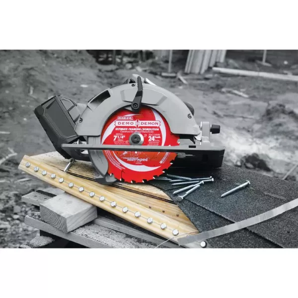 DIABLO 7-1/4 in. 24-Teeth Demo Demon Tracking Point Amped Saw Blade