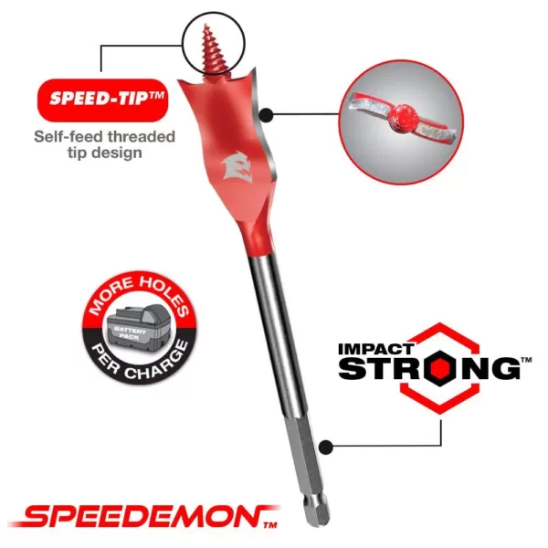 DIABLO 1/2 in. x 6 in. SPEEDemon Spade Bit