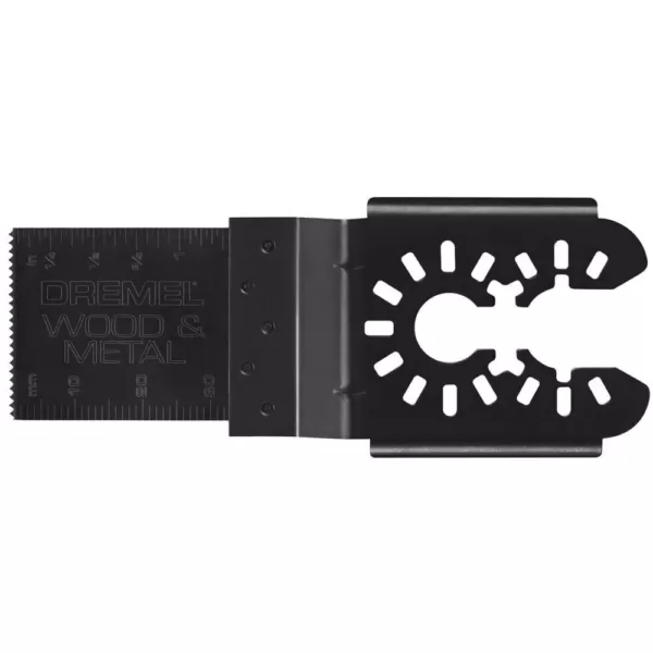 Dremel Multi-Max 1-1/8 in. Bi-Metal Oscillating Tool Blade for Wood, Drywall, and Metal