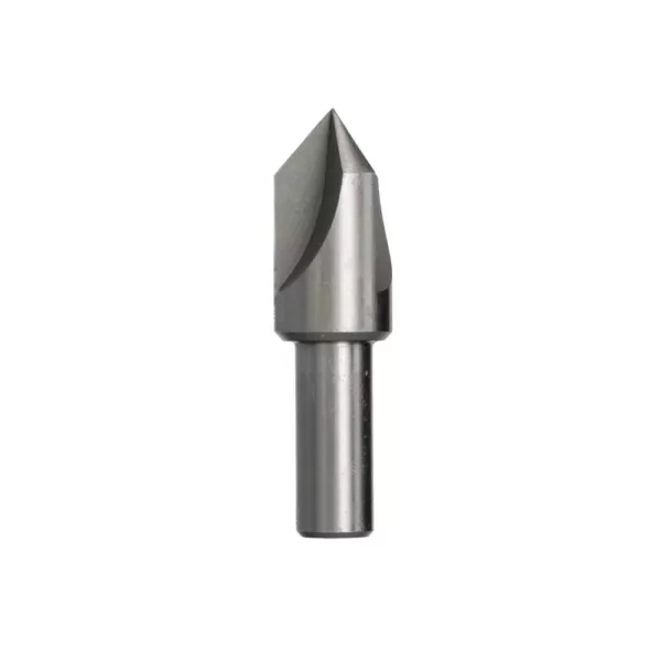 Drill America 1/4 in. 100-Degree High Speed Steel Countersink Bit with 3 Flutes