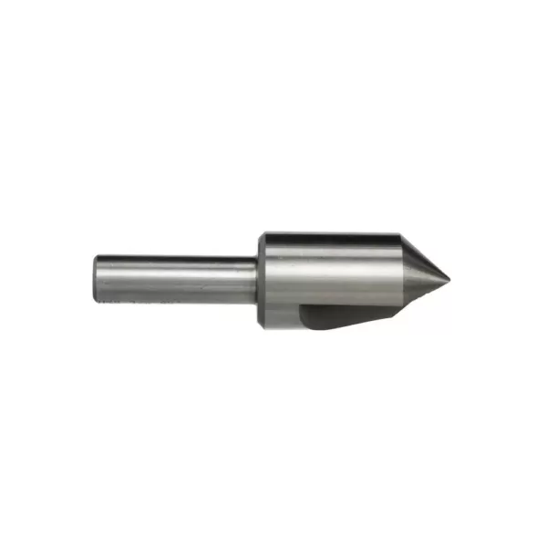 Drill America 1-1/4 in. 90-Degree High Speed Steel Countersink Bit with Single Flute