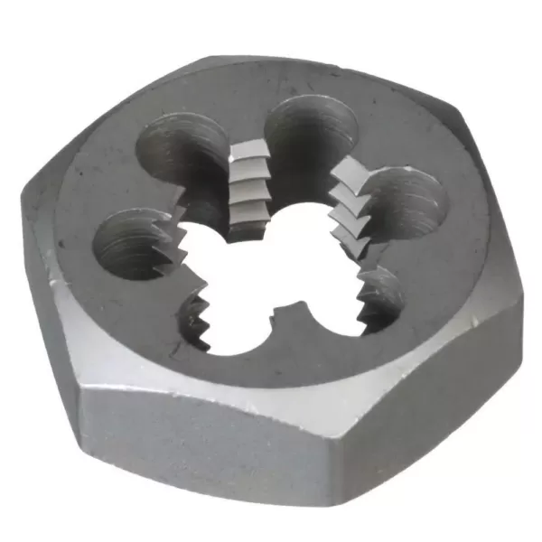 Drill America 1-1/2 in. - 12 in. Carbon Steel Hex Rethreading Die