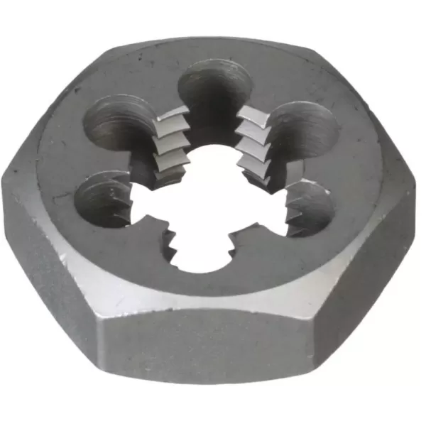 Drill America 1/2 in.-20 Carbon Steel Hex Re-Threading Die