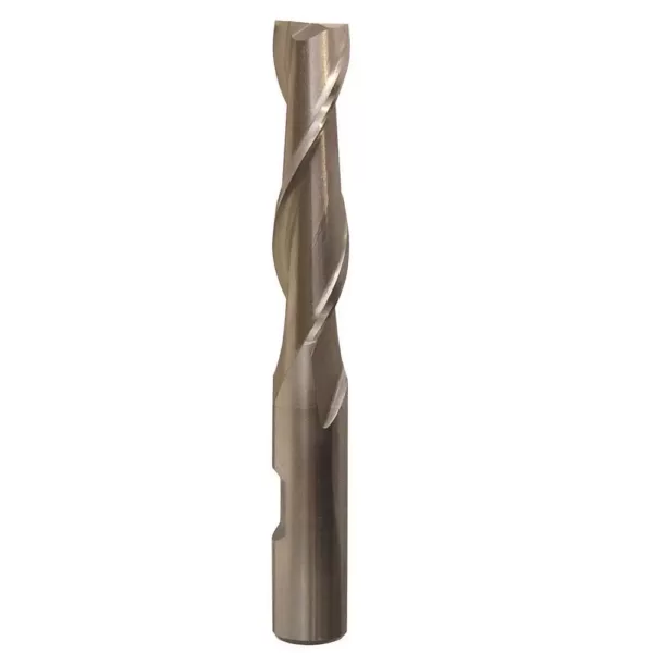 Drill America 1/2 in. High Speed Steel End Mill Specialty Bit with 2-Flutes and 1/2 in. Shank