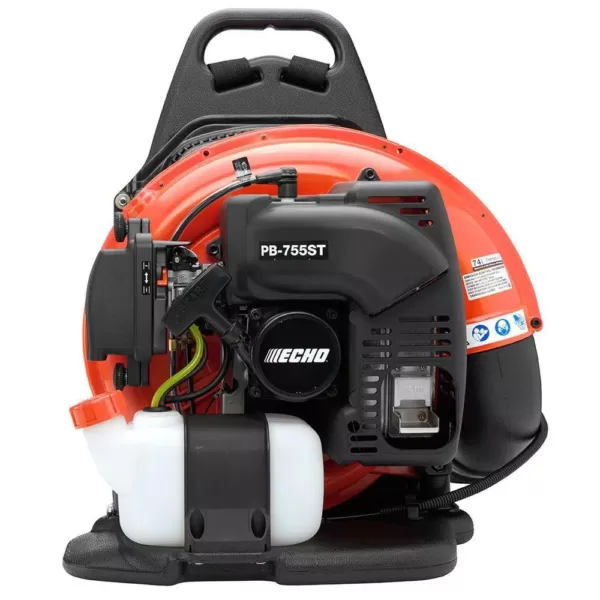 ECHO 233 MPH 651 CFM 63.3cc Gas 2-Stroke Cycle Backpack Leaf Blower with Tube Throttle