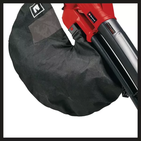 Einhell PXC 36-Volt Cordless 130-MPH 430-CFM Brushless Leaf Vacuum / Blower, w/ Debris Bag (Tool Only)