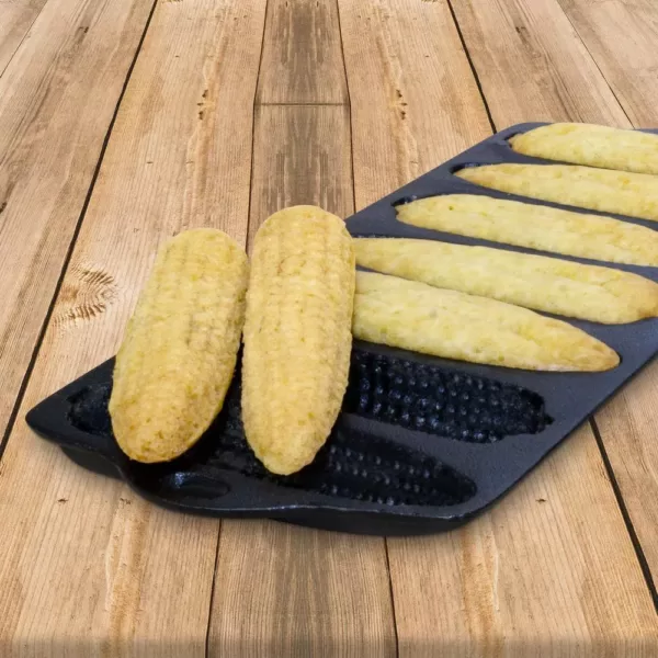 ExcelSteel 12.25 in. Corn Shaped Bread Baking Tray