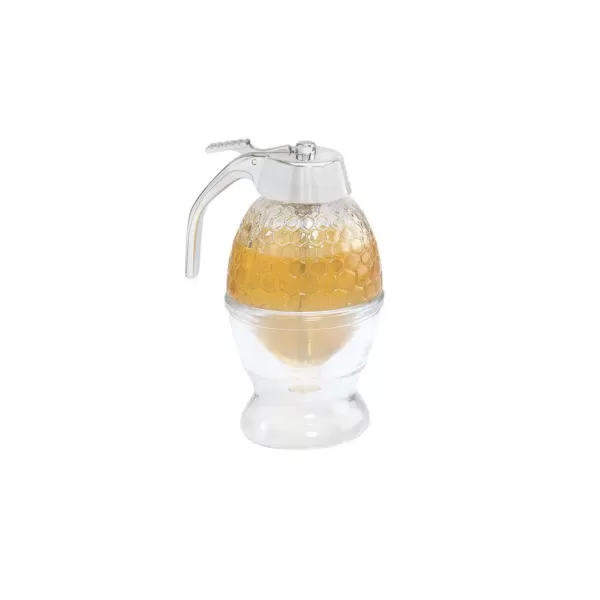 Fox Run Clear Glass Honey Syrup Dispensers