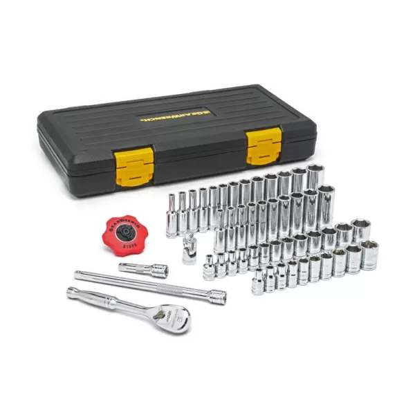 GEARWRENCH 1/4 in. 120XP SAE/Metric Standard and Deep Mechanics Tool Set (51 PC.)