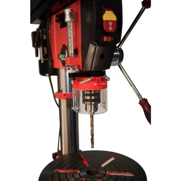 General International 13 in. Drill Press with Variable Speed, Laser System and LED Light