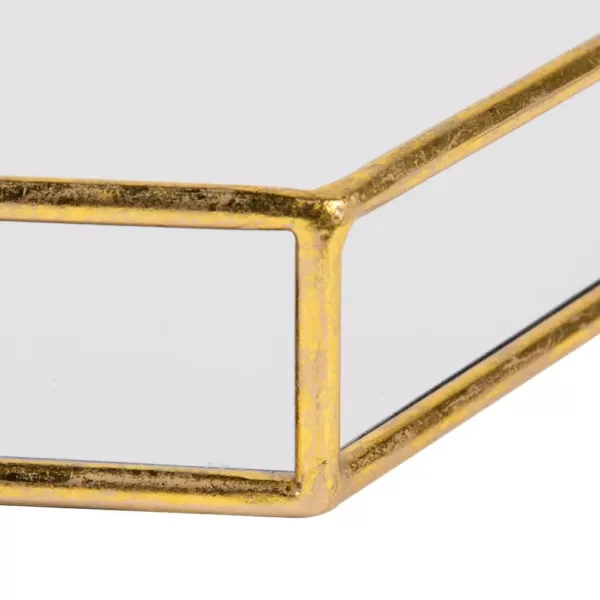 Kate and Laurel Felicia Gold Decorative Tray