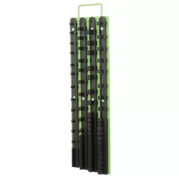 Grand Rapids Industrial Products Professional Socket Rack, Green