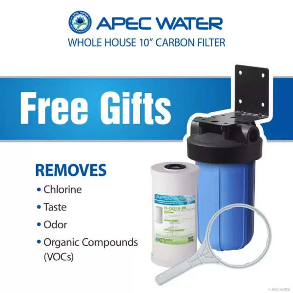 APEC Water Systems Premium 15 GPM Whole House Salt-Free Water Softener System with Pre-Filter with Protective Coat