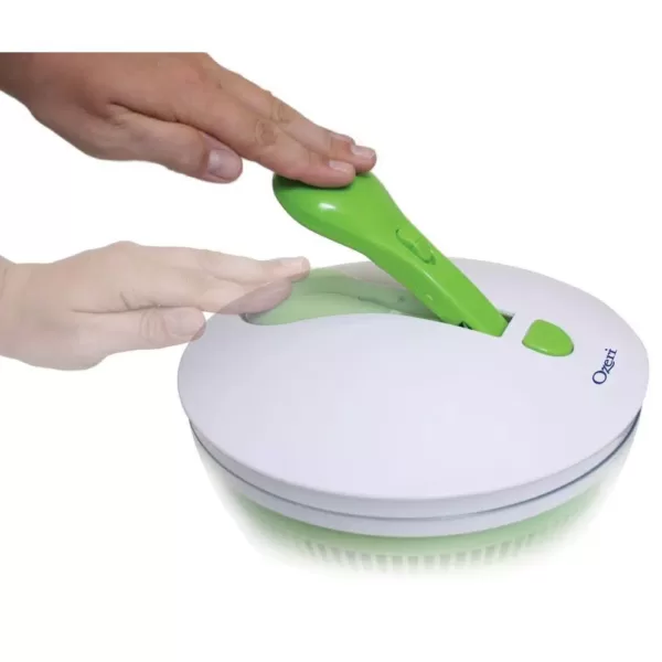 Ozeri Swiss Designed FRESHSPIN Salad Spinner and Serving Bowl, BPA-Free