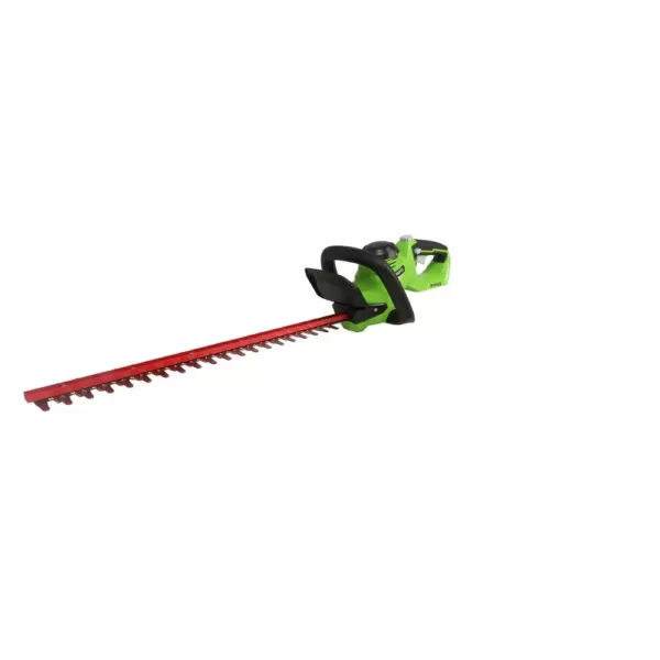 Greenworks 22 in. 24-Volt Battery Cordless Hedge Trimmer, Battery Not Included HT24B04