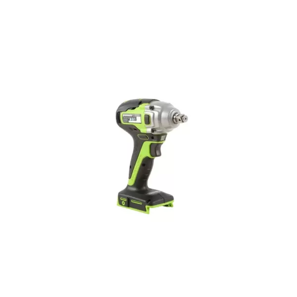 Greenworks 24-Volt Battery Cordless Brushless 1/2 in. Impact Wrench, Battery Not Included IW24L00