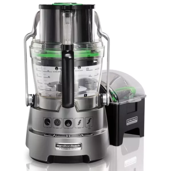 Hamilton Beach Professional 14 Cup Silver Dicing Food Processor