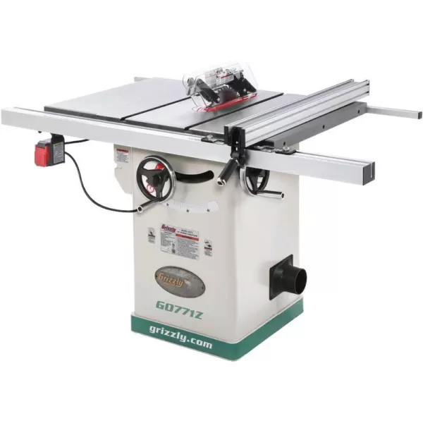 Grizzly Industrial 10 in. 2 HP 120-Volt Hybrid Table Saw with T-Shaped Fence