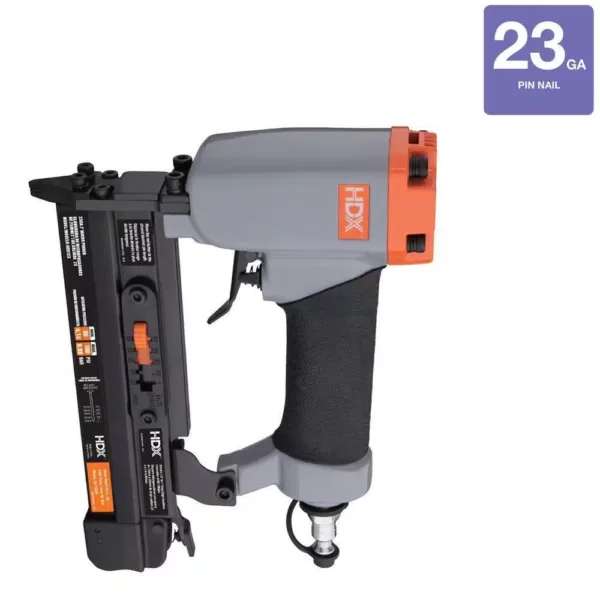 HDX Pneumatic 23-Gauge 1 in. Micro Pin Nailer