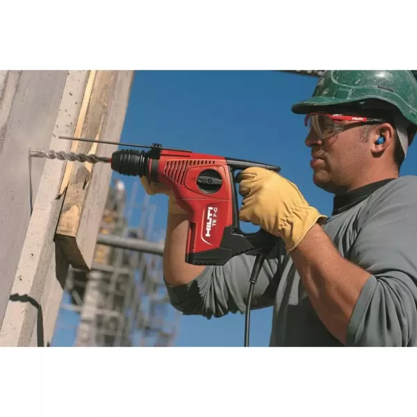 Hilti 120-Volt SDS-Plus TE 7-C Corded Rotary Hammer Drill Kit with 2 TE-CX Hammer Drill Bits