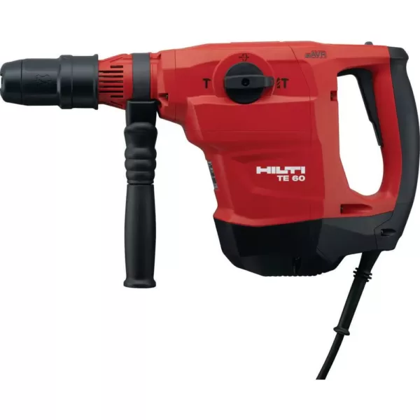 Hilti 120-Volt 13 Amp Corded 1-9/16 in. SDS-Max TE 60-AVR Rotary Hammer, Dust Removal System Kit, Cord and TE-YX Drill Bit