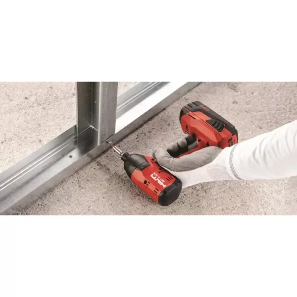 Hilti 22-Volt Lithium-Ion 1/4 in. Hex Cordless Brushless SID 4 Compact Impact Driver with 3 gear speed