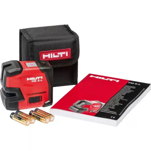 Hilti 33 ft. PM 2-L Line Laser with (2) AA Batteries