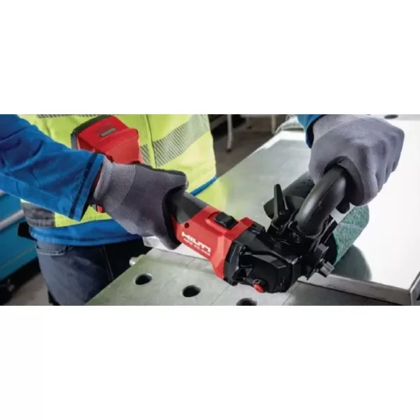 Hilti 22-Volt Lithium-Ion Cordless Brushless 4 in. Burnisher/Grinder and Abrasive Kit