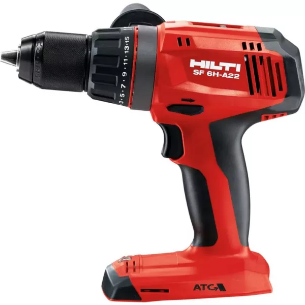 Hilti 22-Volt Lithium-Ion Cordless 1/2 in. Hammer Drill Driver SF 6H-A with Active Torque Control (Tool-Only)