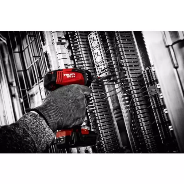 Hilti 12-Volt Lithium-Ion 1/4 in. Cordless Impact Driver SFD 2-A Kit with Battery, Charger and Bag