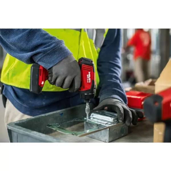 Hilti 12-Volt Lithium-Ion 1/4 in. Cordless Impact Driver SFD 2-A Kit with Battery, Charger and Bag